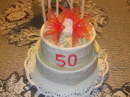 Narodeninová torta 50 ĽALIE